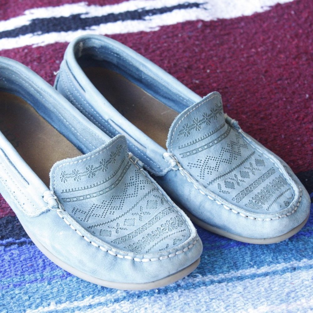 Taos Leather Slip On Shoes